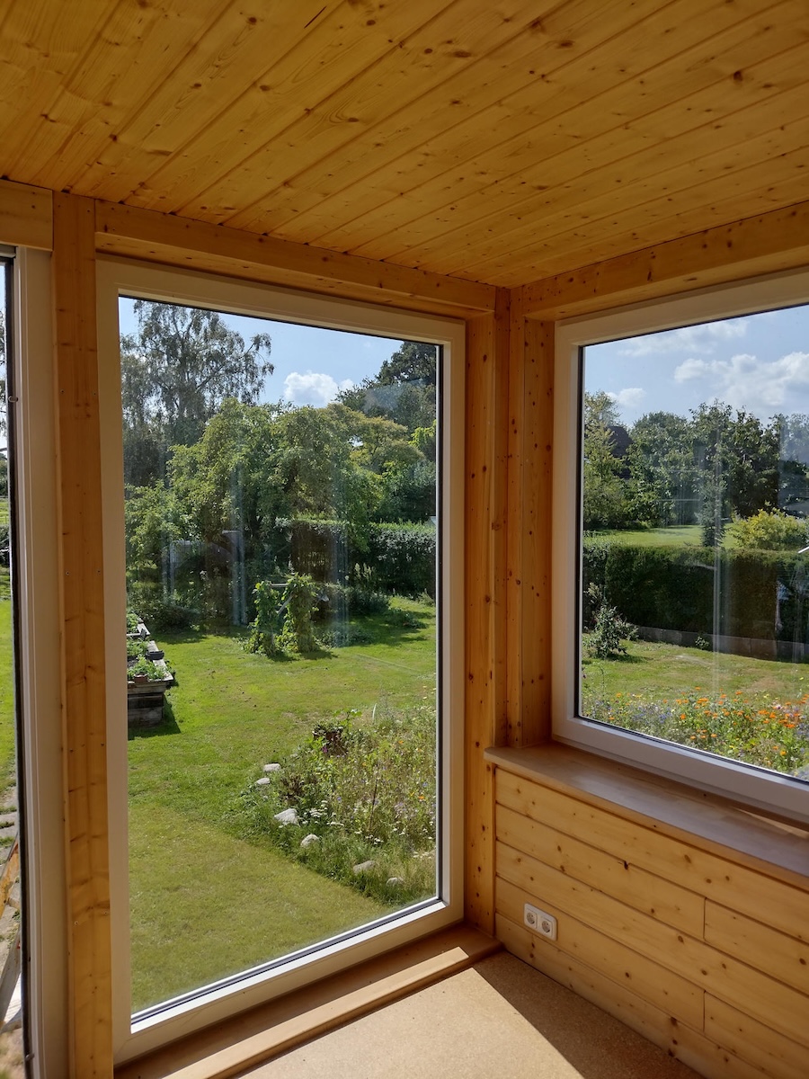 Holzverkleidung Wintergarten