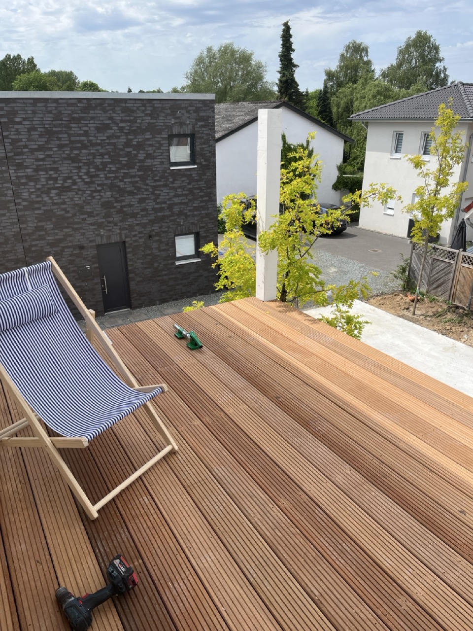 Bankirai Terrassendielen für Balkon